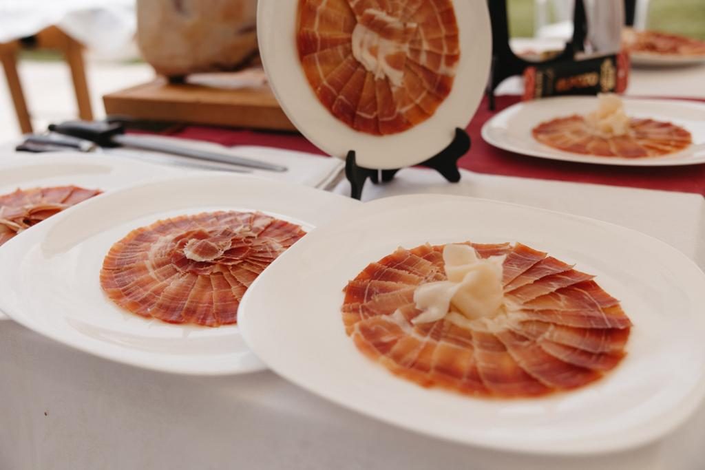 Corte de jamón en evento de empresas en Murcia